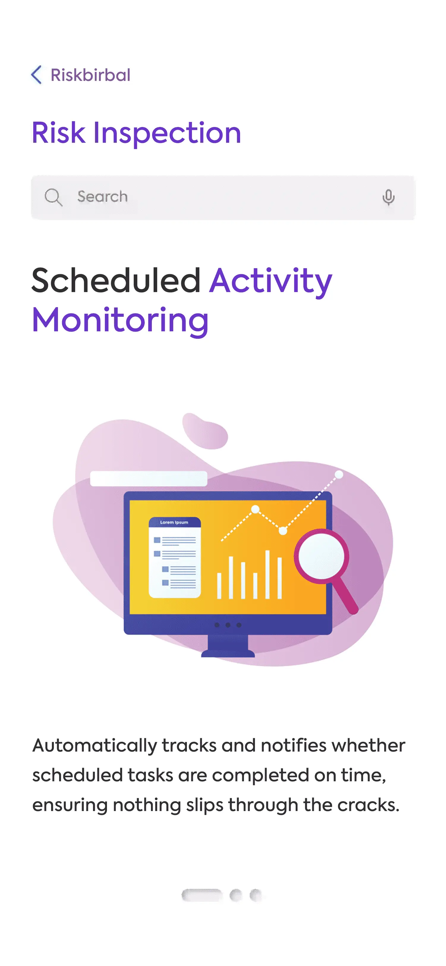 Scheduled Activity Monitoring