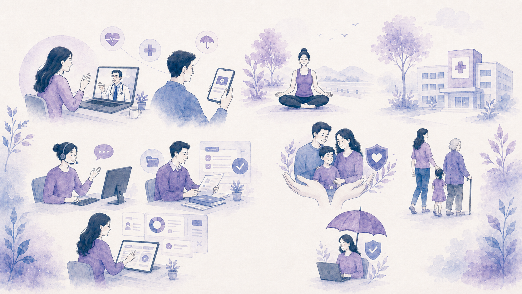 Wellconnect wellness background