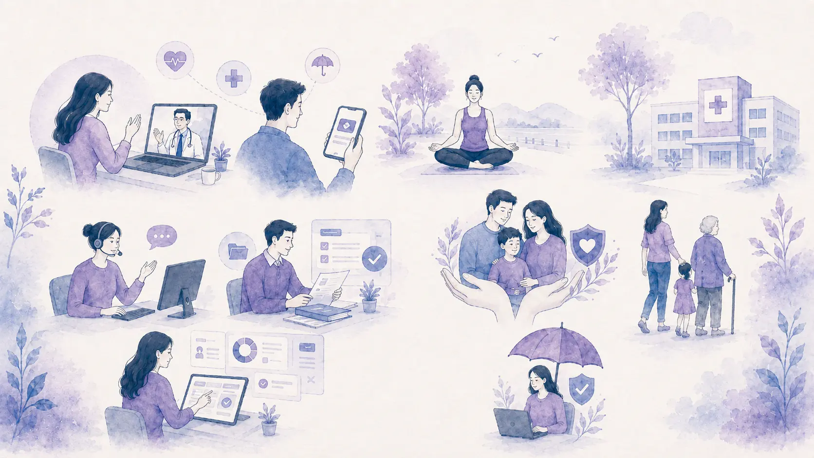 Wellconnect wellness background
