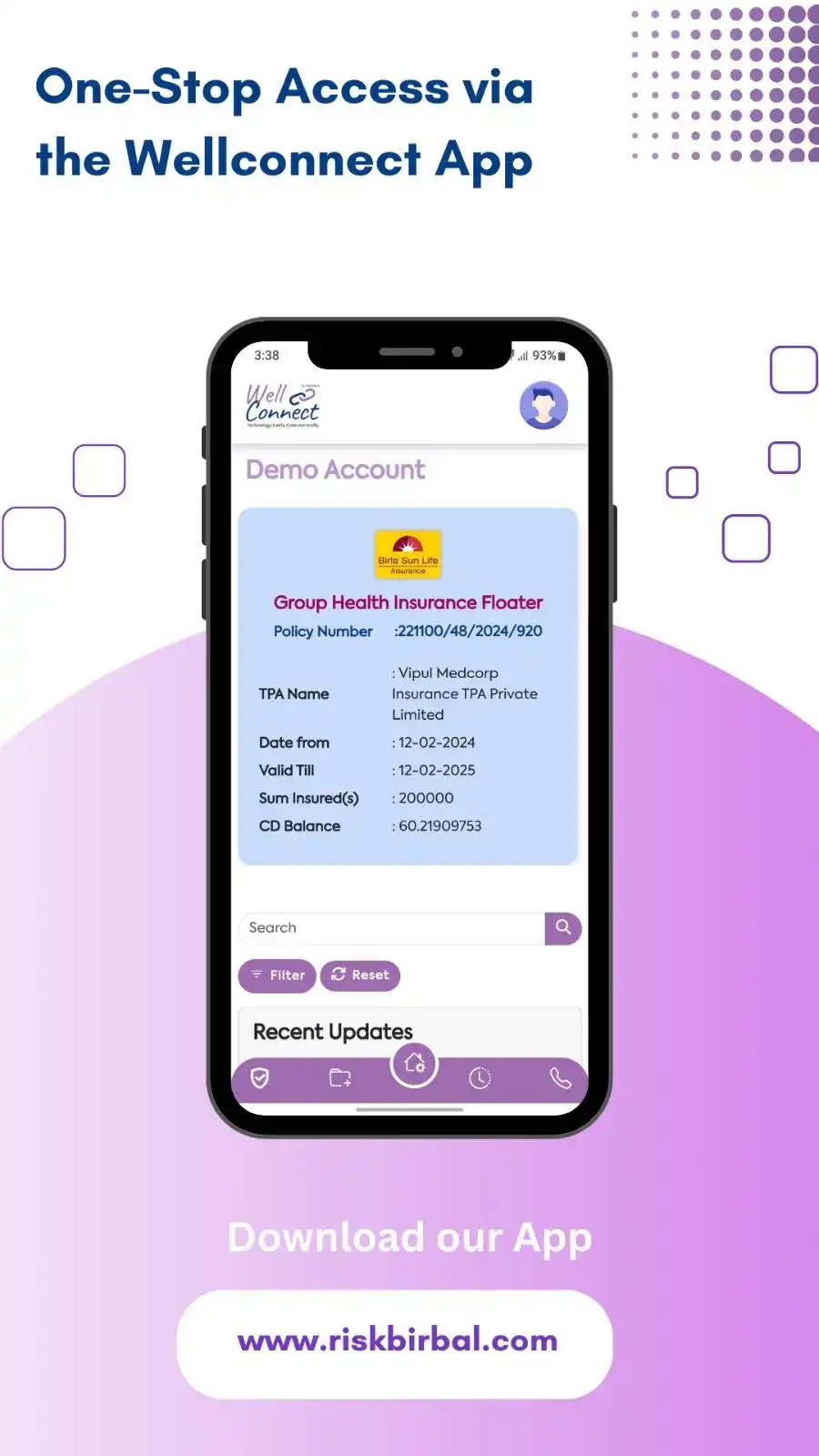 One-Stop Access via the Wellconnect App