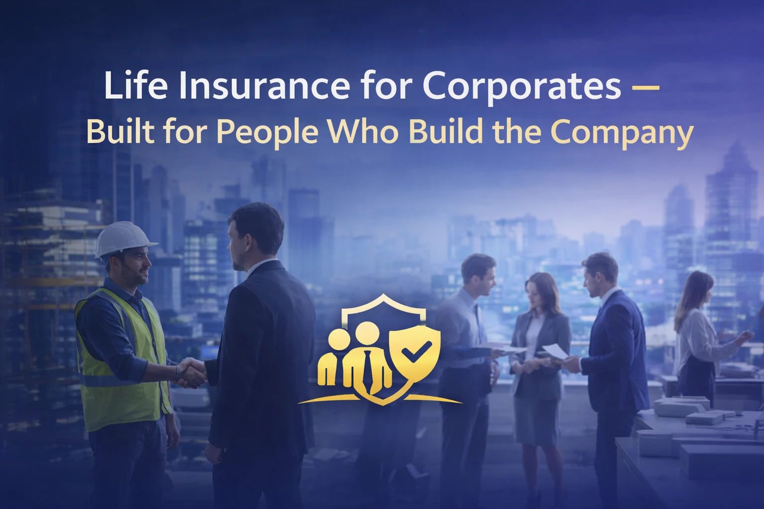 Corporate leadership team discussing strategy