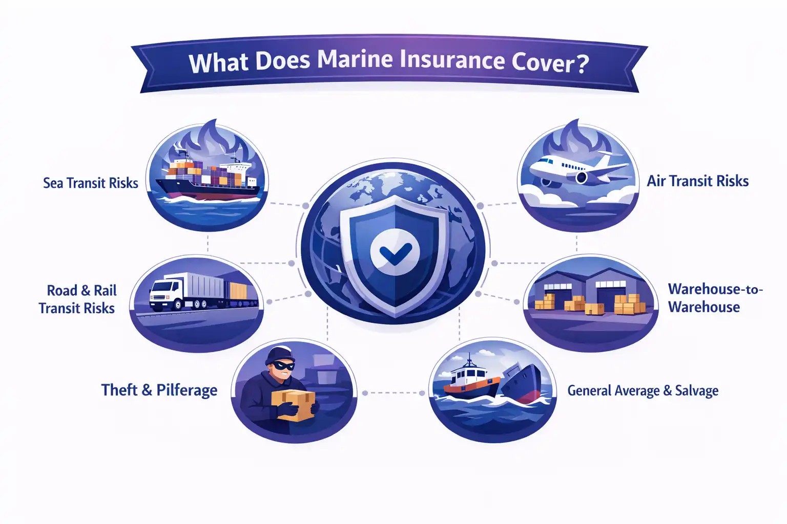Marine Insurance Coverage Illustration