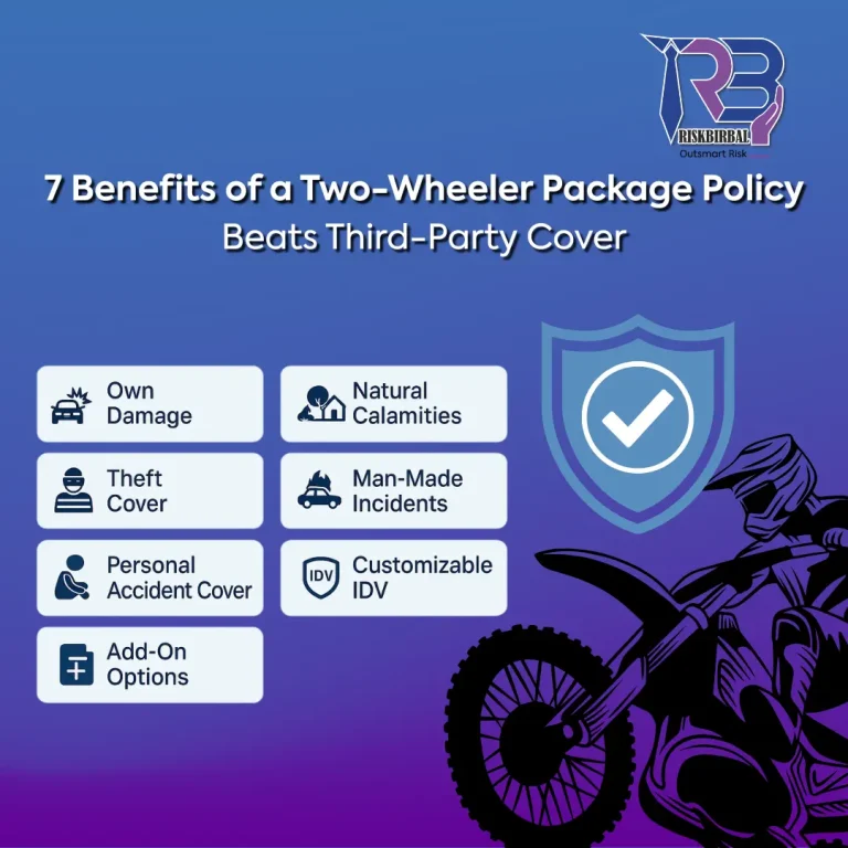 Benefits of a Two-Wheeler Package Policy By RiskBirbal Insurance Broker
