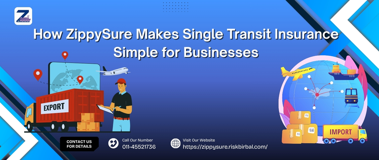 how zippysure make single transit insurance simple