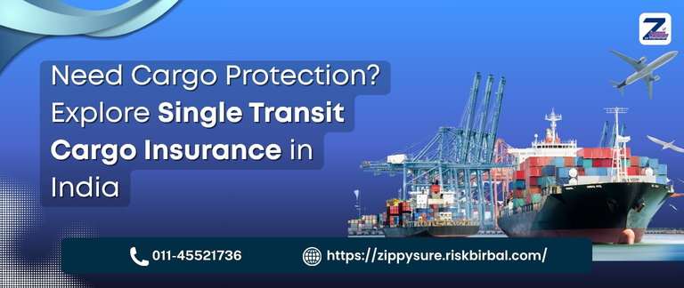 single transit cargo insurance in india