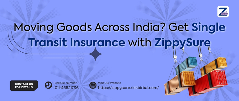 moving goods across india get simple transit insurance with zippysure